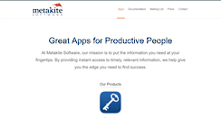 Desktop Screenshot of metakite.com