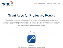 Tablet Screenshot of metakite.com